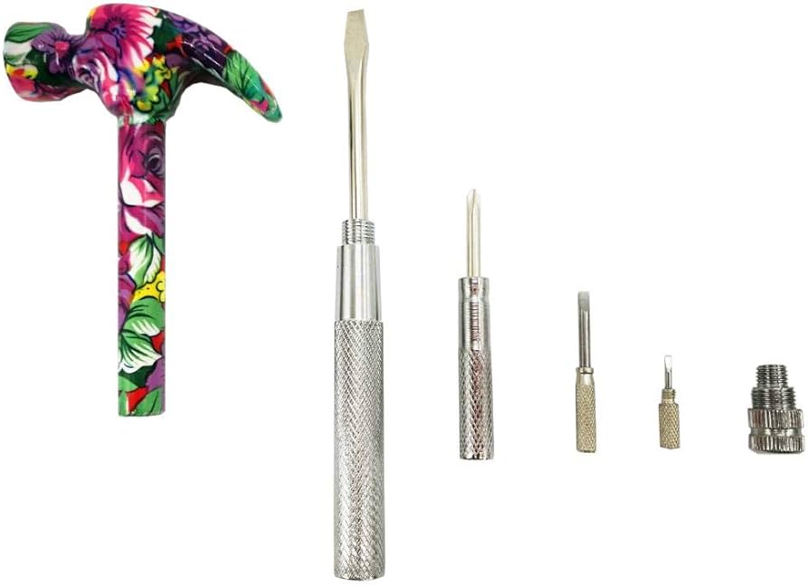 Multifunctional 6 in 1 Hammer and Screwdriver