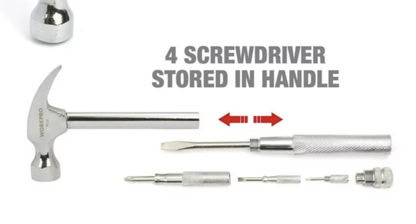 hammer and screwdriver