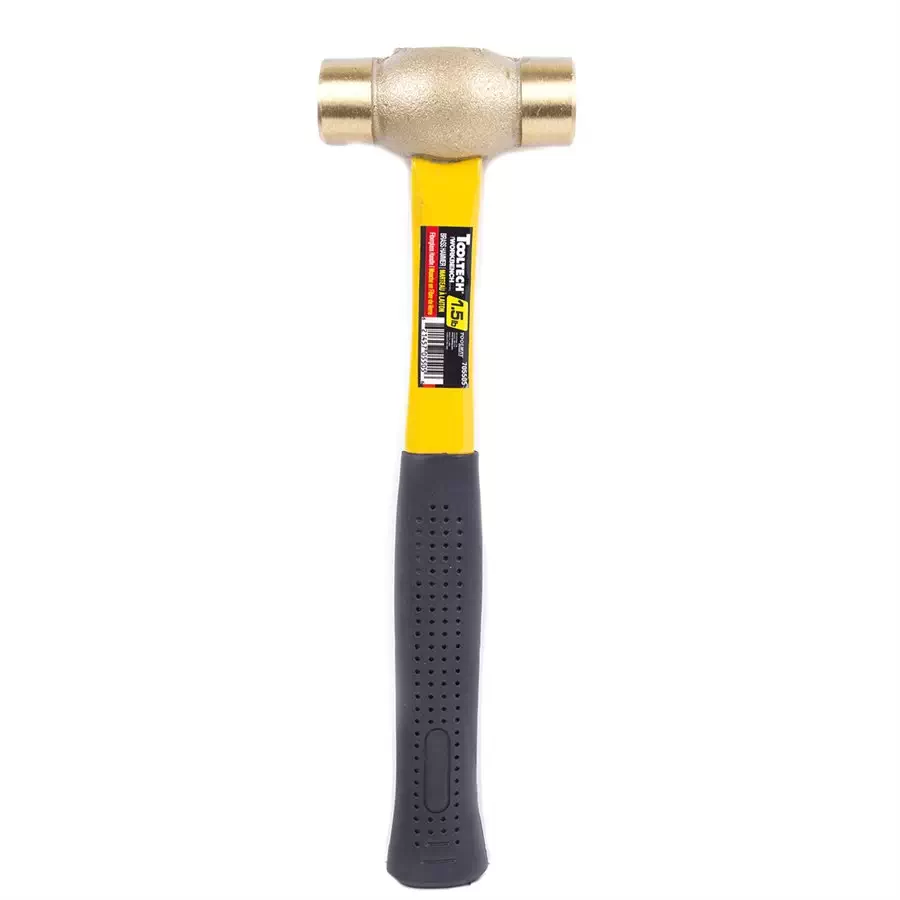 Tooltech Workbench 705505 1-1/2LB Brass Head Hammer with ...
