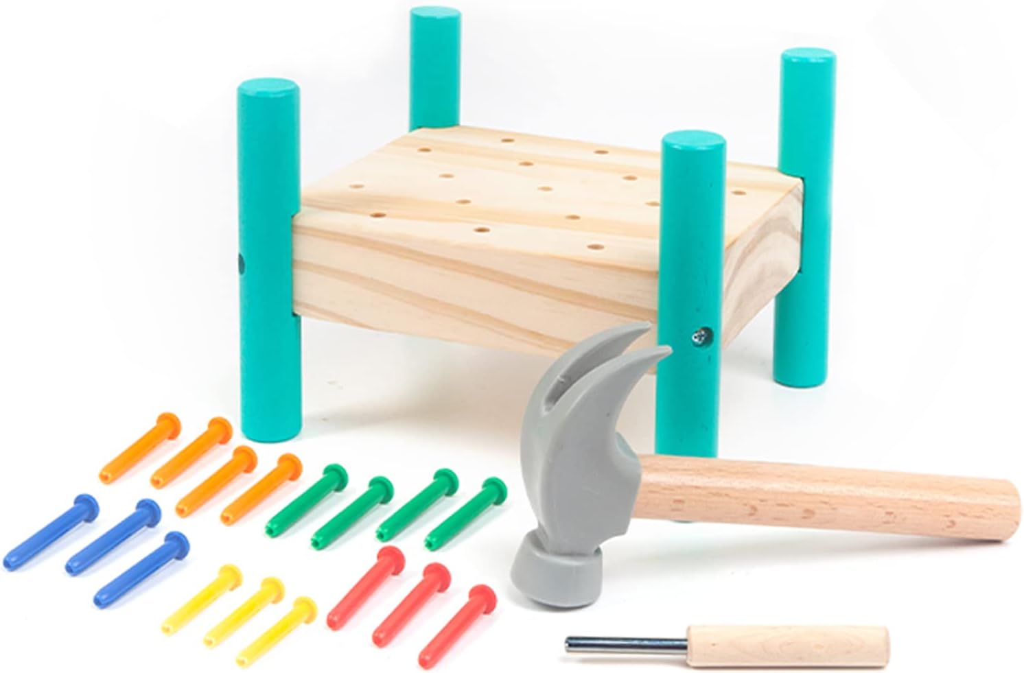 OUJILA Wooden Baby Workbench Pounding Hammer Toy for Iceland | Ubuy