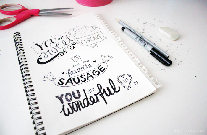 hand lettering printables