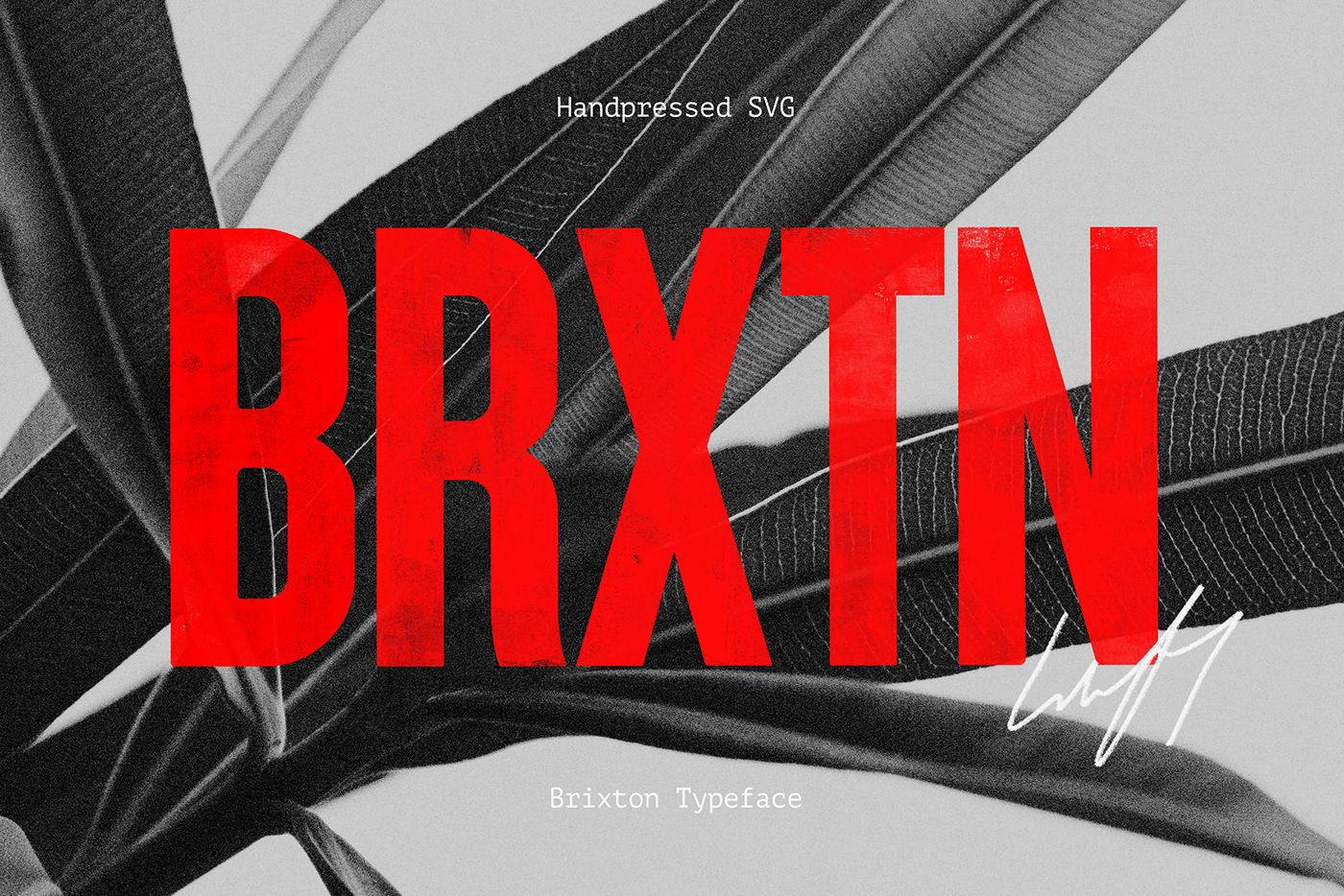 Brixton SVG - Handprinted Font (Free download) :: Behance
