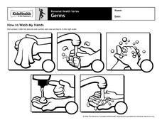 Hand Washing Worksheet: What do you need?