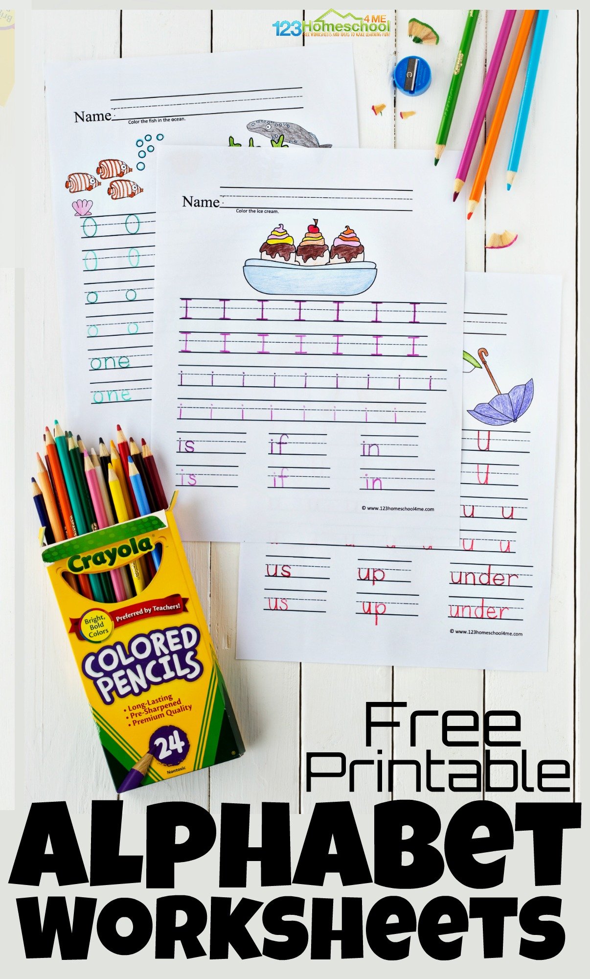 handwriting alphabet worksheet