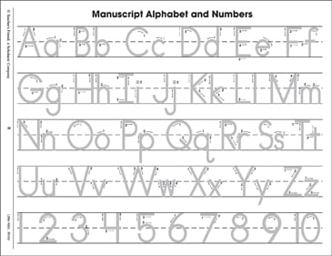 handwriting letter worksheet