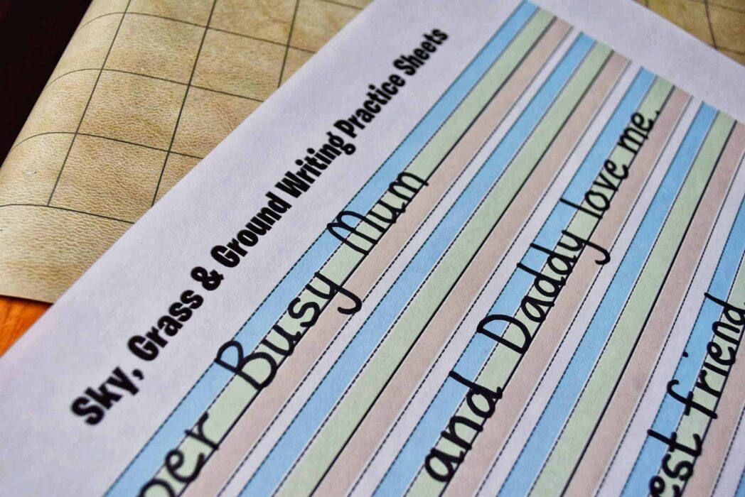 An Amazing Handwriting Worksheet | Free Printable - Super Busy Mum ...