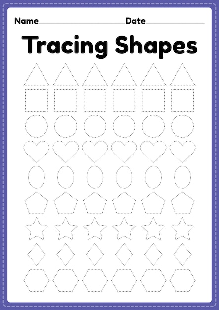handwriting practice worksheet for kindergarten