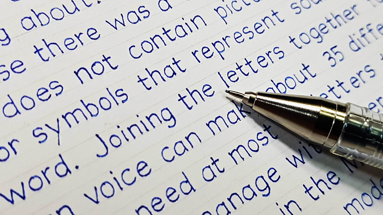 Print Handwriting Practice | Example of My Neat and Clean Handwriting Style  | ALPHABETS