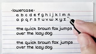 My Handwriting | Lowercase &  Uppercase (Cursive &  Print) - YouTube