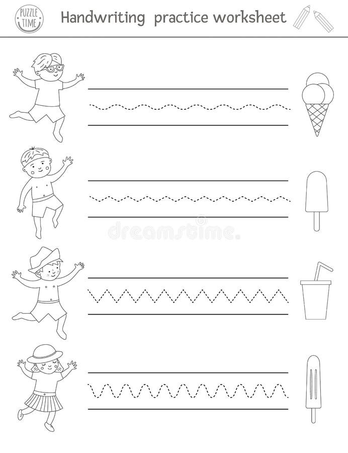 handwriting skills worksheet