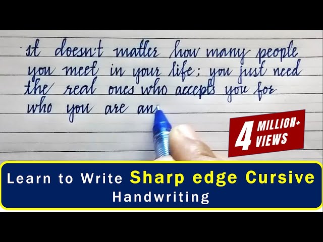 handwriting training for adults