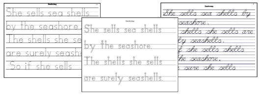 Free Handwriting Worksheets and Handwriting Based Activities