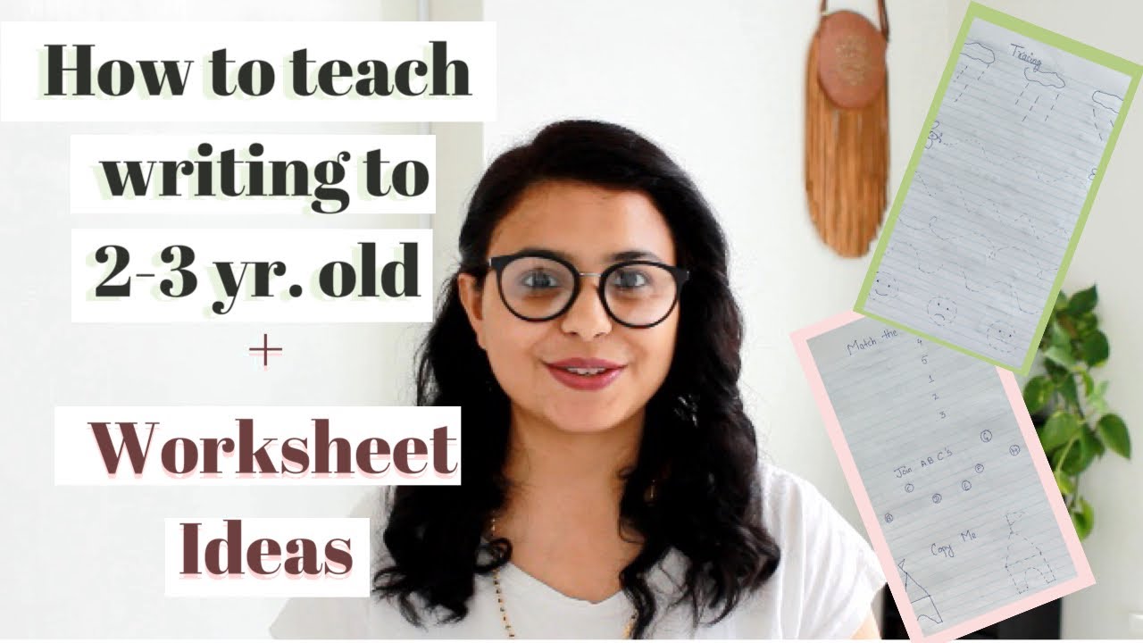 handwriting worksheet 3 year old