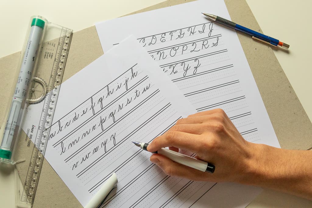handwriting worksheet for adults pdf