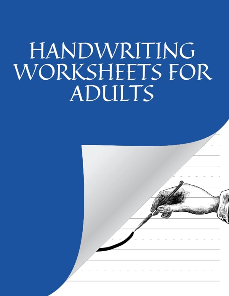 handwriting worksheet for adults pdf