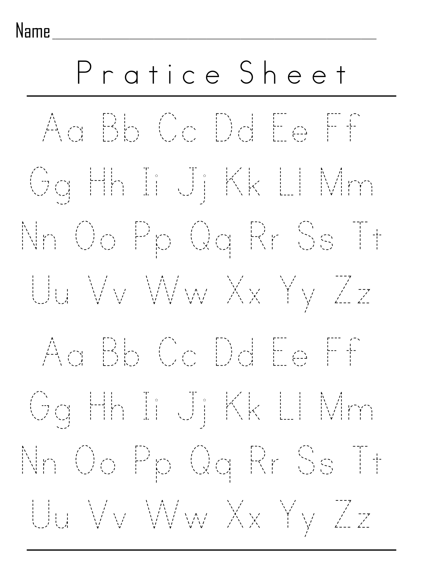 handwriting worksheet for kindergarten pdf