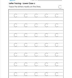 Alphabet Tracing Worksheets (Printable) - Nature Inspired Learning