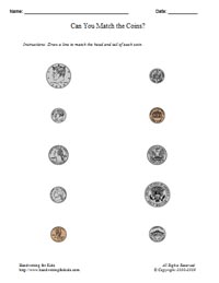 handwriting worksheet money