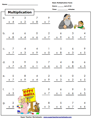 Hanukkah Worksheets