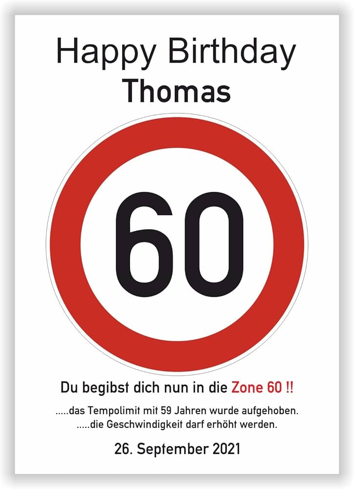 happy 60th birthday printable signs