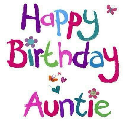 happy birthday auntie printable