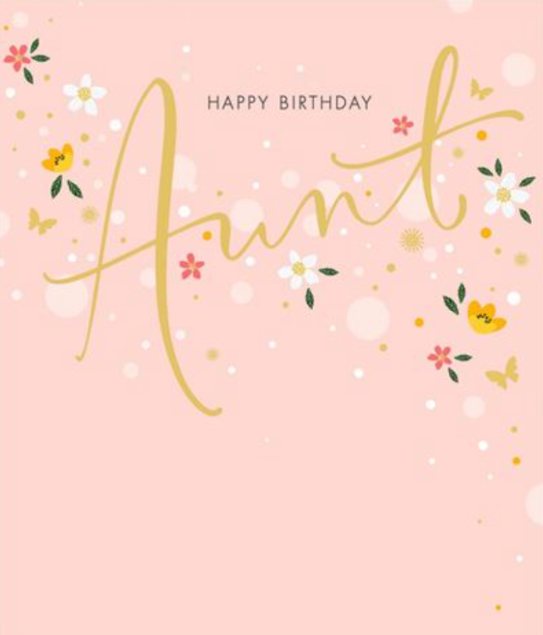 Happy Birthday Aunt - Down Swan Street