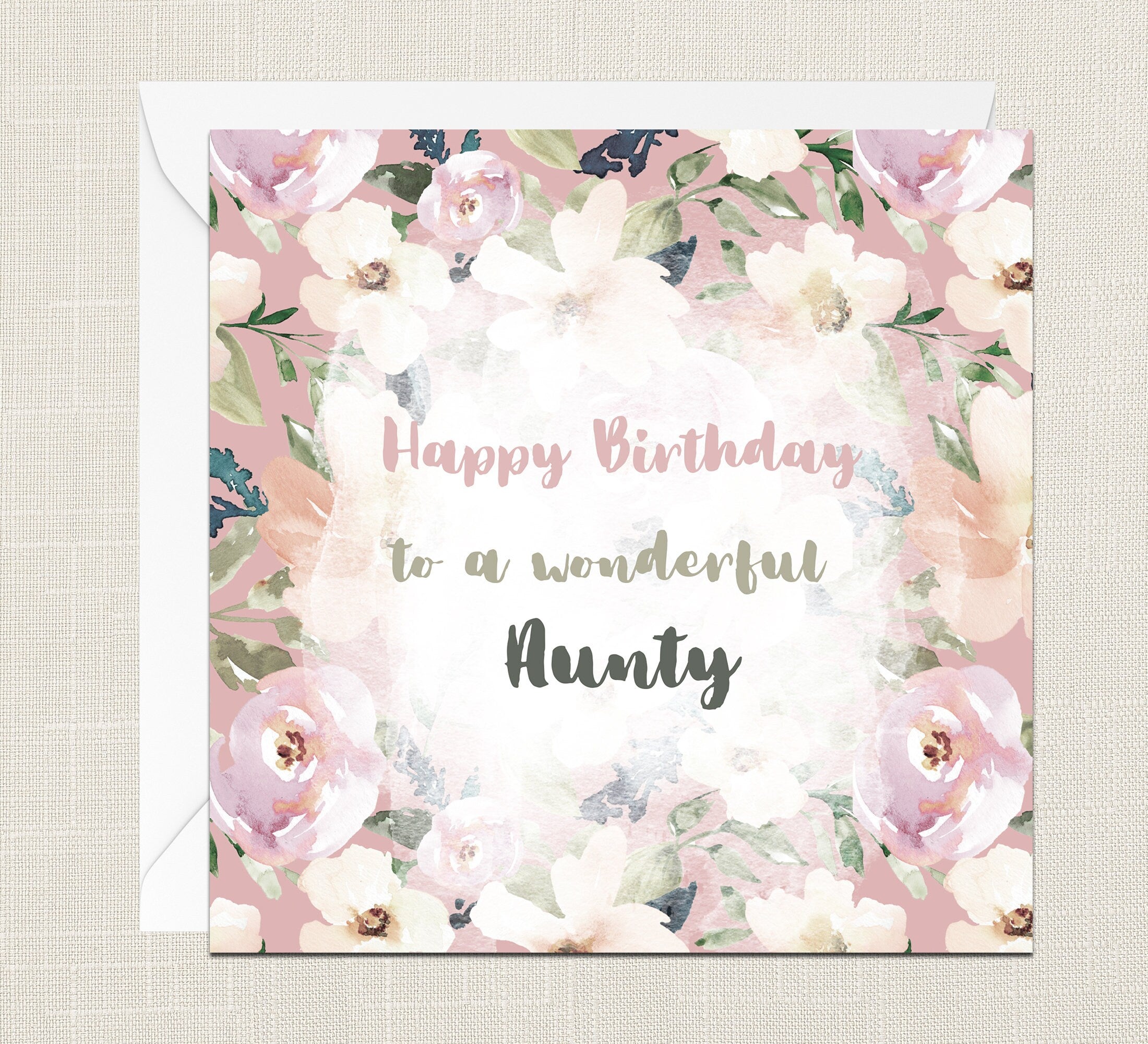 happy birthday auntie printable