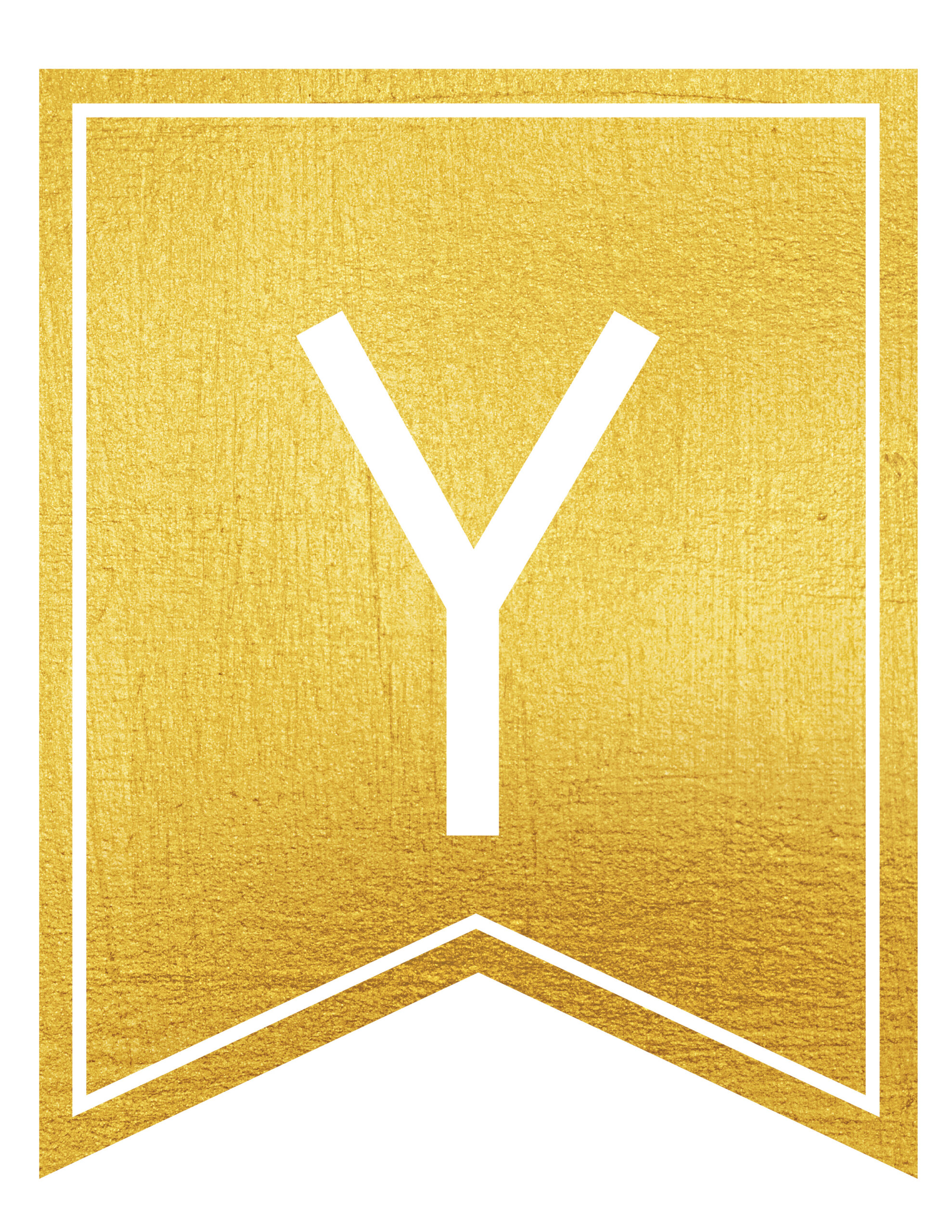 happy birthday banner printable gold