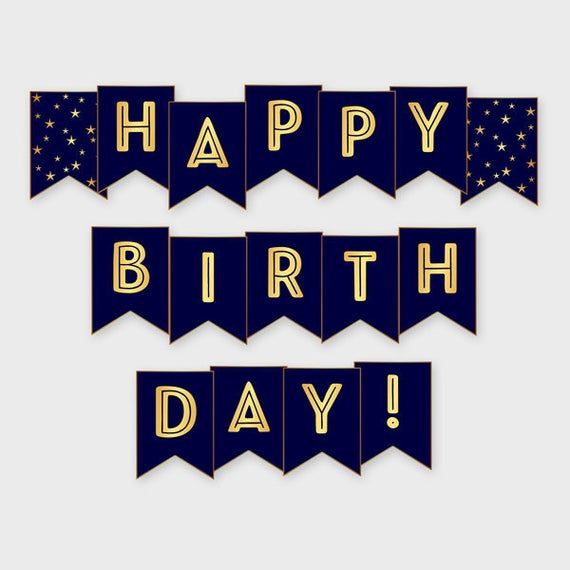 happy birthday banners to print off