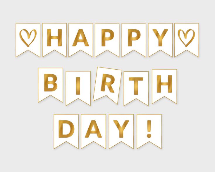 happy birthday banners to print off