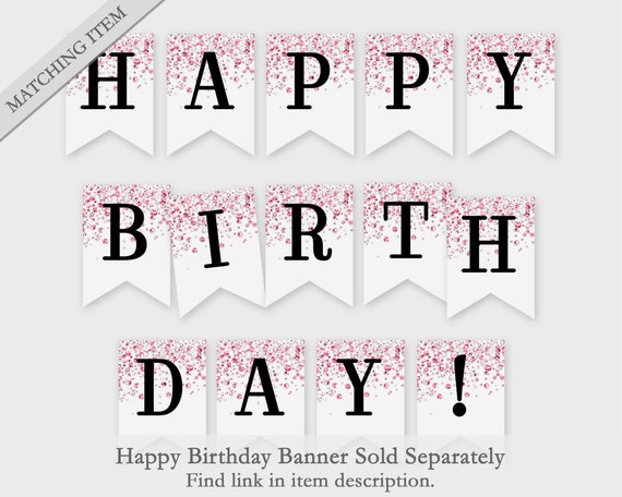 happy birthday printable letters free