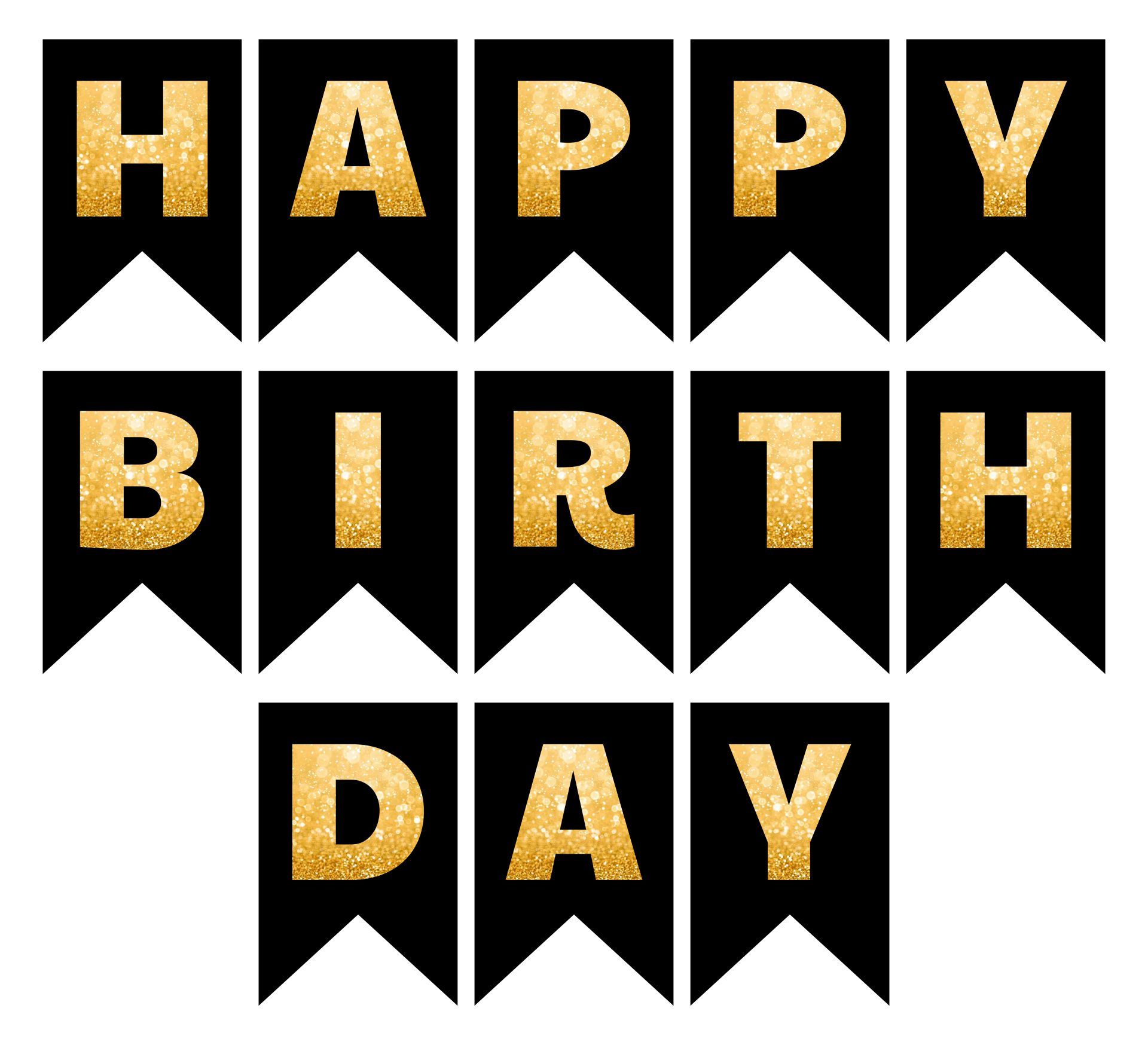 happy birthday printable letters free