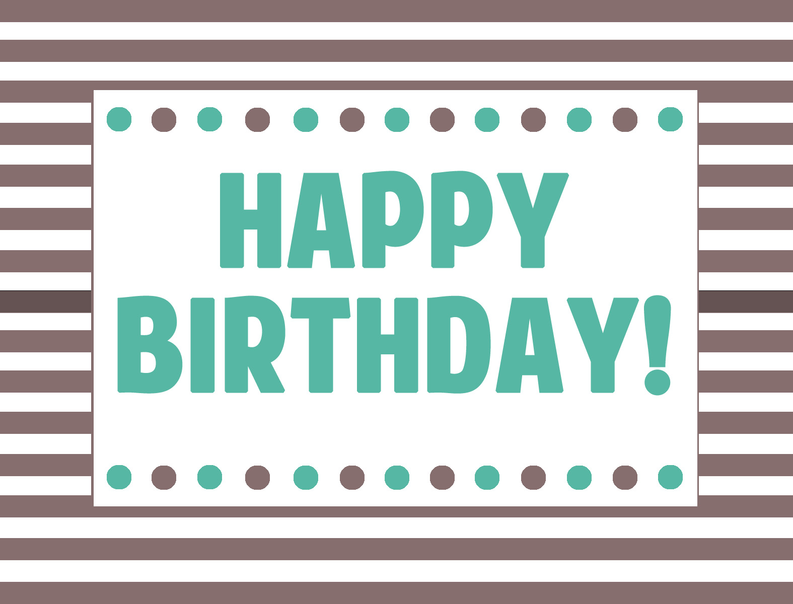 happy birthday printable sign 8x10