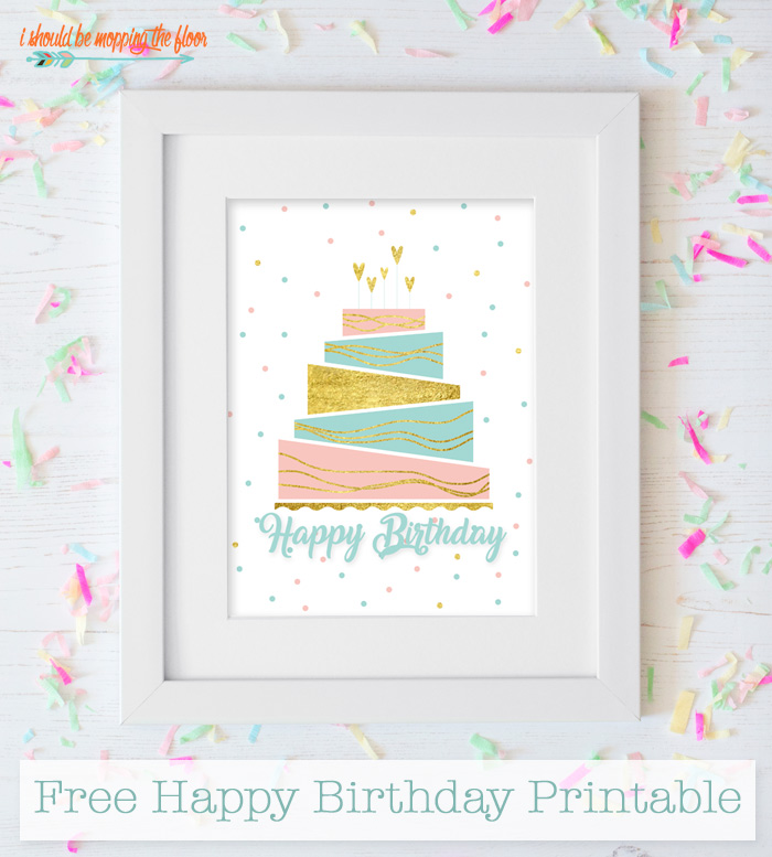 6 Free Printable Happy Birthday Signs | Just Family Fun