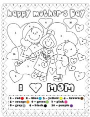 happy mother s day worksheet