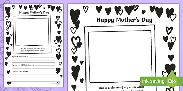 happy mother s day worksheet