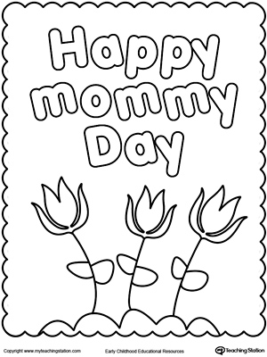 FREE* Happy Mothers Day Coloring Page | MyTeachingStation.com