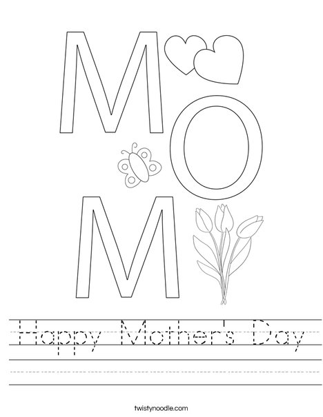 happy mother s day worksheet