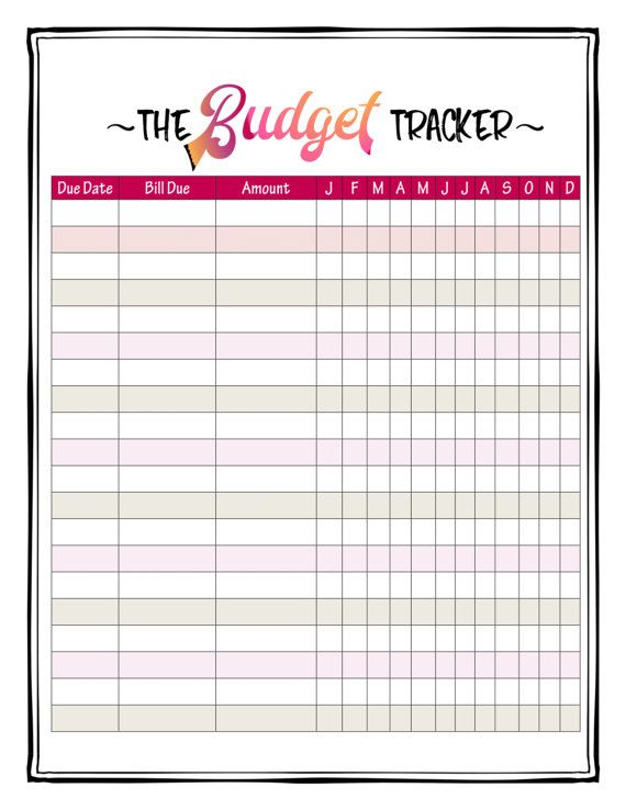 happy planner budget printable free