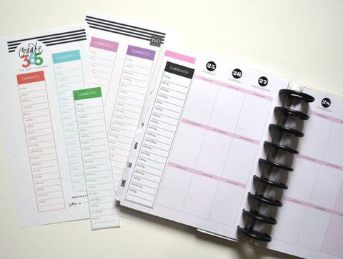 happy planner budget printable free