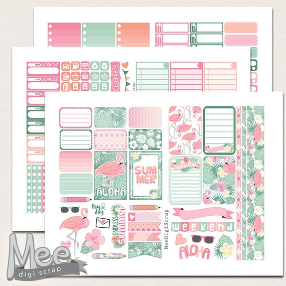 happy planner printable kit