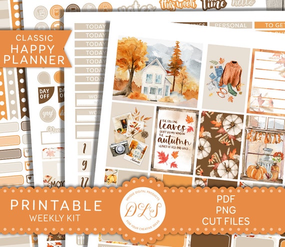 January Planner Printable Kit - Happy Planner Classic &  US Letter ...