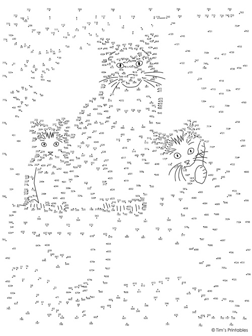 55 Connect the Dots Worksheets (Ordered by Difficulty)