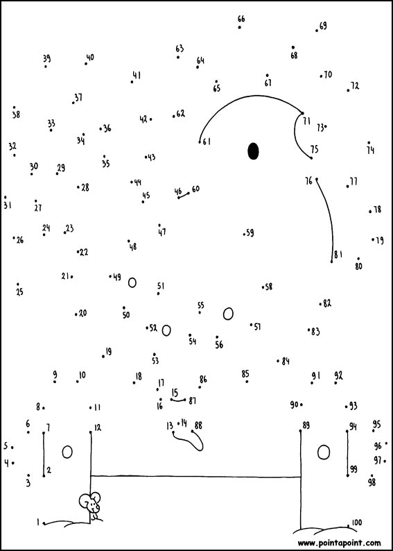Difficult Free Printable Animal Dot-to-dot Worksheets - Worksheets ...