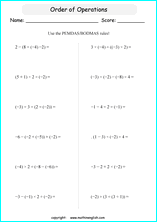 hard pemdas worksheet