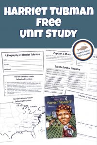 Harriet Tubman FREE Unit Study - peanut butter fish lessons