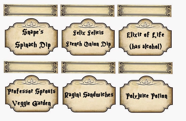 harry-potter-food-tents-major-gates-worksheets-library for Free Printable Harry Potter Name Tags Harry Potter Food Tents · Major Gates - Worksheets Library for Free Printable Harry Potter Name Tags