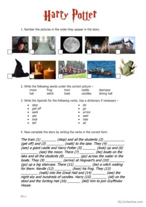 82 Harry potter English ESL worksheets pdf &  doc