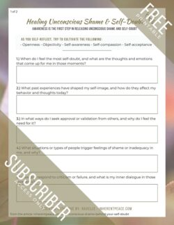 Worksheets Archives - Inherent Peace