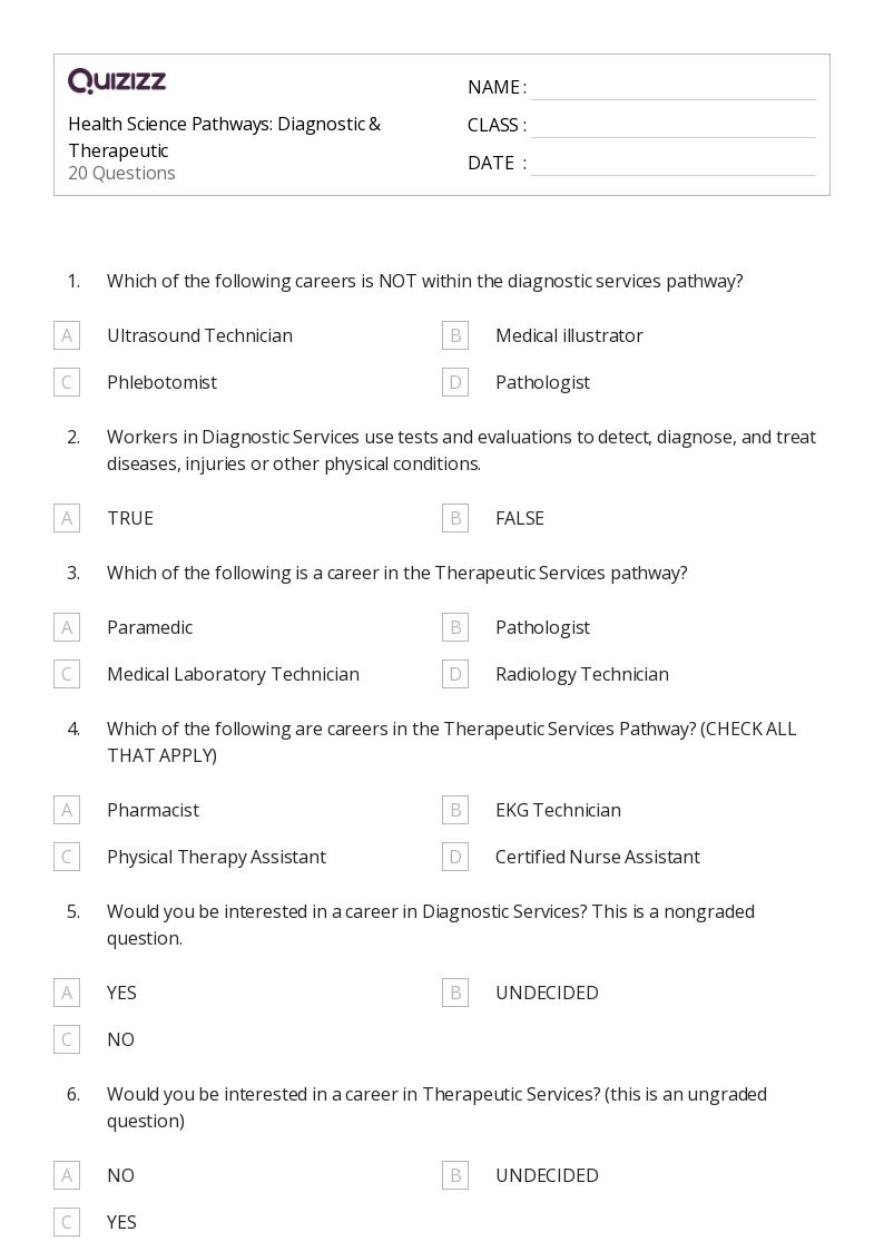 50+ Health Science worksheets for 8th Year on Quizizz | Free ...